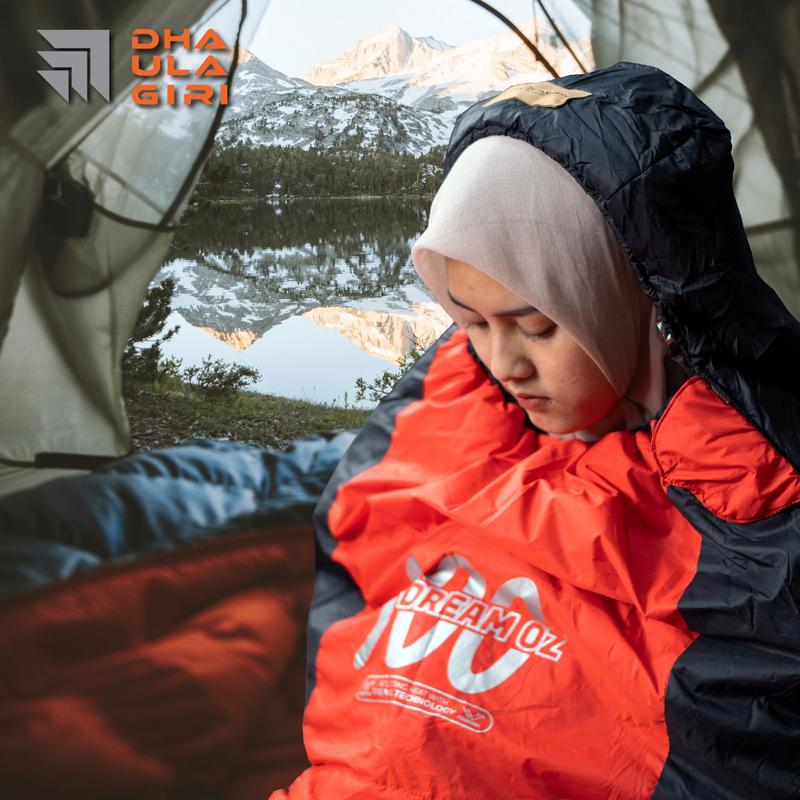 DH SLEEPING BAG DREAM OZ 300 THERMAL TECH Dhaulagiri Tidur Gunung Camping 6