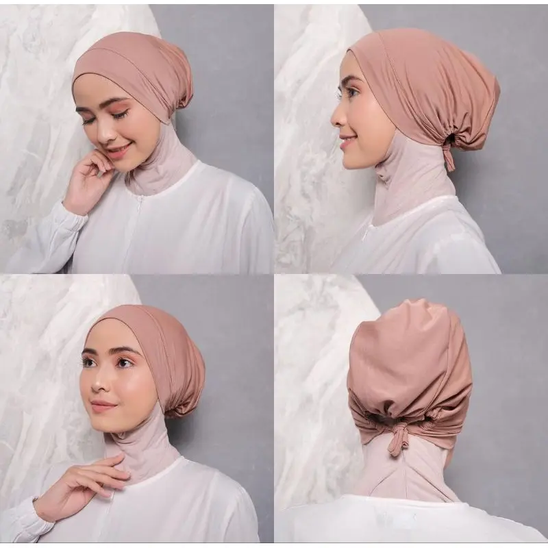 CIPUT BASIC TURKI TALI / INNER HIJAB TALI KAOS PREMIUM RAYON LEMBUT MUSLIMAH