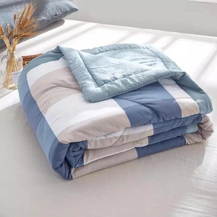  Chăn hè chần bông đắp 2 mặt - mền ngủ cotton 1.6x2m - chất liệu cotton thoáng mát 