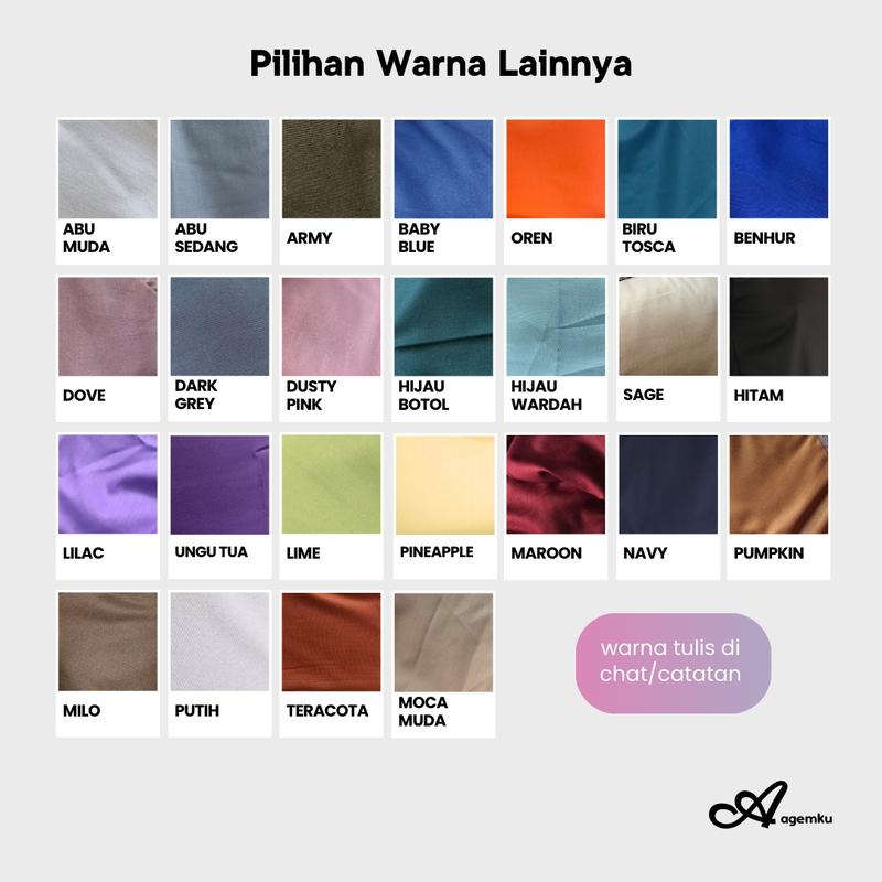 Rayyan Kemeja Koko Cottonsilk Basic Polos Pria Lengan Pendek tersedia BIG SIZE BESAR 5