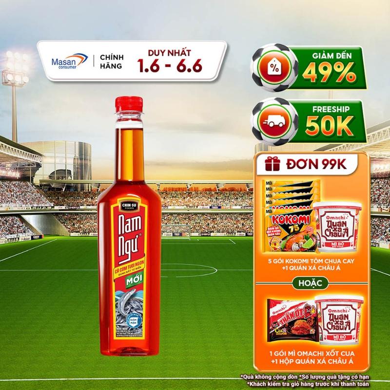 TOP Nước mắm Nam Ngư 500ml/750ml/900ml
