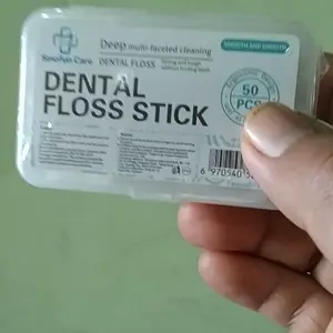 Dental Floss Benang Pembersih Gigi Isi 50 Pcs Benang Pembersih Selah Gigi Tusuk Gigi