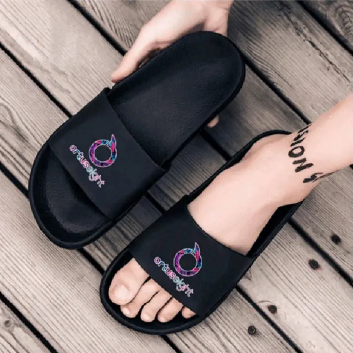 Sandal Ortuseight Slop Pria Distro ukuran 36 sampai 43 terlaris selop pria sendal Slip on pria slide flip flop sandal cowok sandal anak muda trendy Karet Eva Lentur terbaik
