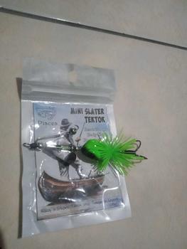 Product Review of Buzzbait Mini Slater Tiktok tektok 7 gram Propeler Berisik Umpan Casting Gabus Snakehead Top Water Ikan from C** N**k 0