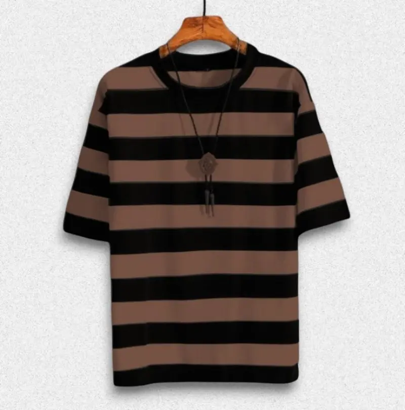 JACKSPIRE  Baju Kaos Stripe Pria dan Wanita Terbaru 2025 / Kaos Salur Pria dan Wanita Keren / Kaos Garis Garis / Kaos Distro Oversize Keren / Kaos Liris Liris / Kaos Motif Salur