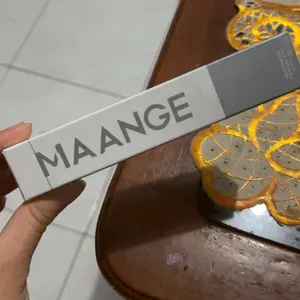 MAANGE All Day Lock 2-in-1 Brush Mascara Water proof Tahan Lama No Smudge Profesional Panjang & Volume Maskara Liquid Eyelash Hitam Sikat Ganda