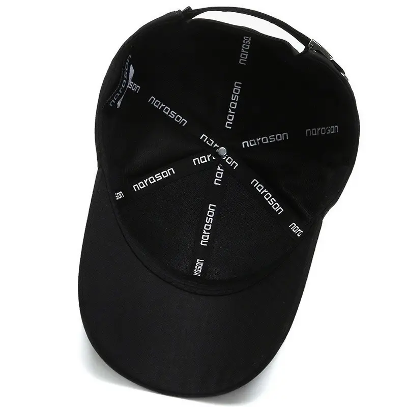Baseball cap Topi baseball topi golf topi pria topi wanita topi Narason Hitam Karet Karet Karet Karet 4