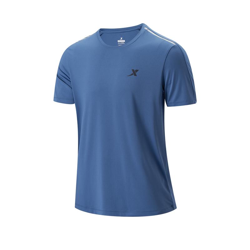 Product Introduction of 878229010132 XTEP Men Short Sleeve Knitted Sweater Quick Drying Round Neck Comfortable Leisure 31