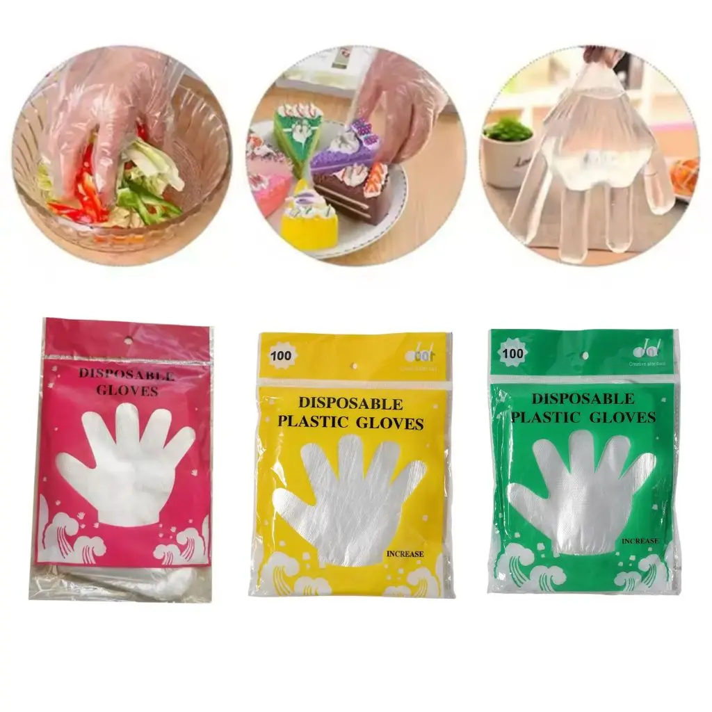 Sarung Tangan Plastik Sekali Pakai Disposable Gloves Food Hand Sarung Bening Trasparant