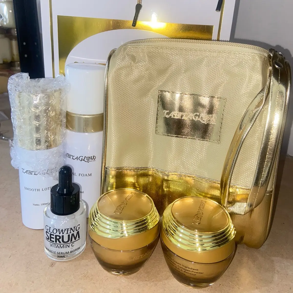 Paket Glow Jumbo lengkap Serum Jumbo 20 ml