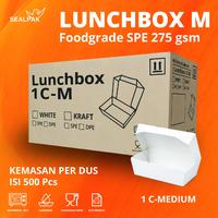 Gambar SEALPAK Lunchbox Kertas PE Dalam Tebal Food Grade l Kemasan PER DUS | ISI 500 Pcs | Ukuran S M L | Polos - Small dari SEALPAK Kota Administrasi Jakarta Pusat 2 Tokopedia
