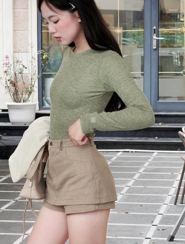 Quần Váy Kaki Chất Vải Jean Dày Dặn Dáng Ngắn Miho House | BigBuy360 - bigbuy360.vn Quần Váy Kaki Chất Vải Jean Dày Dặn Dáng Ngắn Miho House | BigBuy360 - bigbuy360.vn