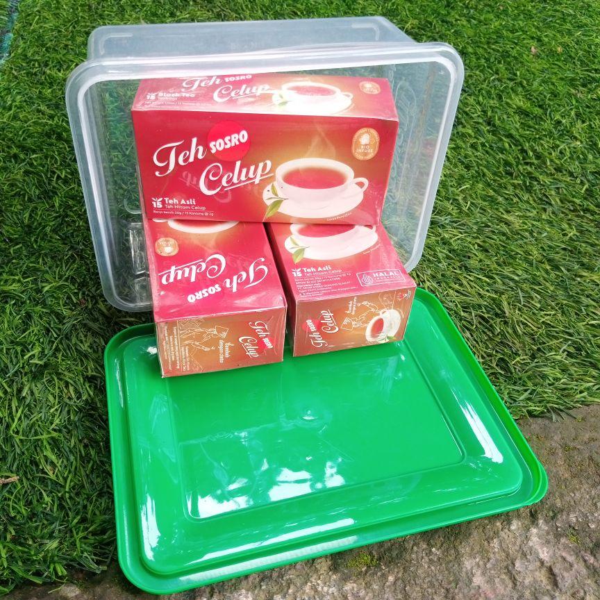 DANDANG Teh Celup Asli 2 Pak @ 25 Kantong GRATIS Canester Rasa Khas Nikmat & Praktis untuk Relaksasi Tubuh Cocok untuk Anda yang Sibuk Herbal Gula