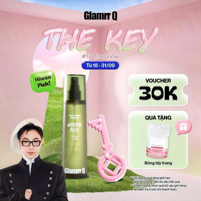 Xịt Khóa Nền Cố Định Glamrr Q Vegan Super Stay Makeup Fixer