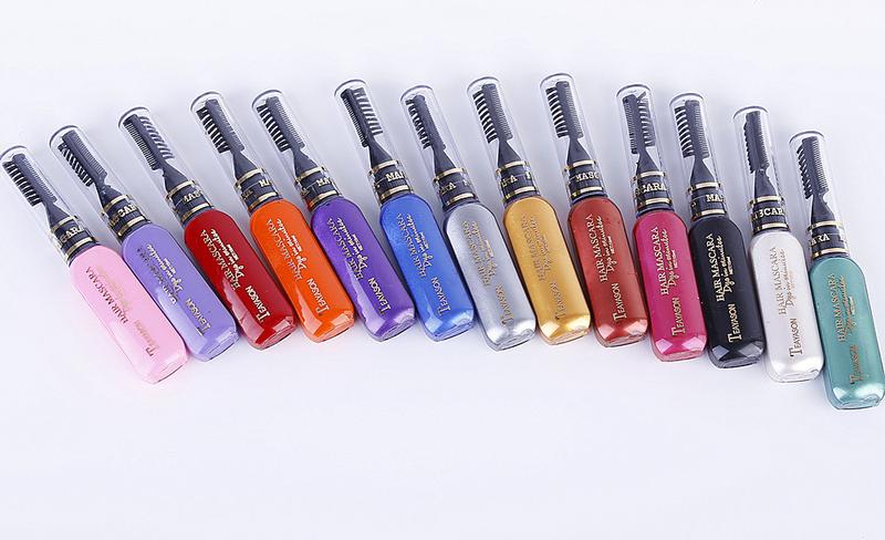 Product Introduction of 13 Colors Disposable Hair Dye Color One-off Hair Coloured Hair Beauty Tool 33
