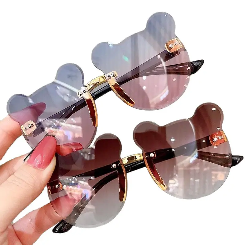 Kính Râm Trẻ Em, Gấu Hoạt Hình Dễ Thương, Ngoài Trời, Chống Tia UV 4