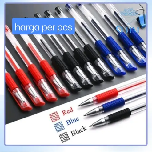 MGM 238 COD Pulpen Tinta Cair Pena Sekolah Pena Office Kantor Alat Tulis Serbaguna Wanita Cowok Merah Stationery