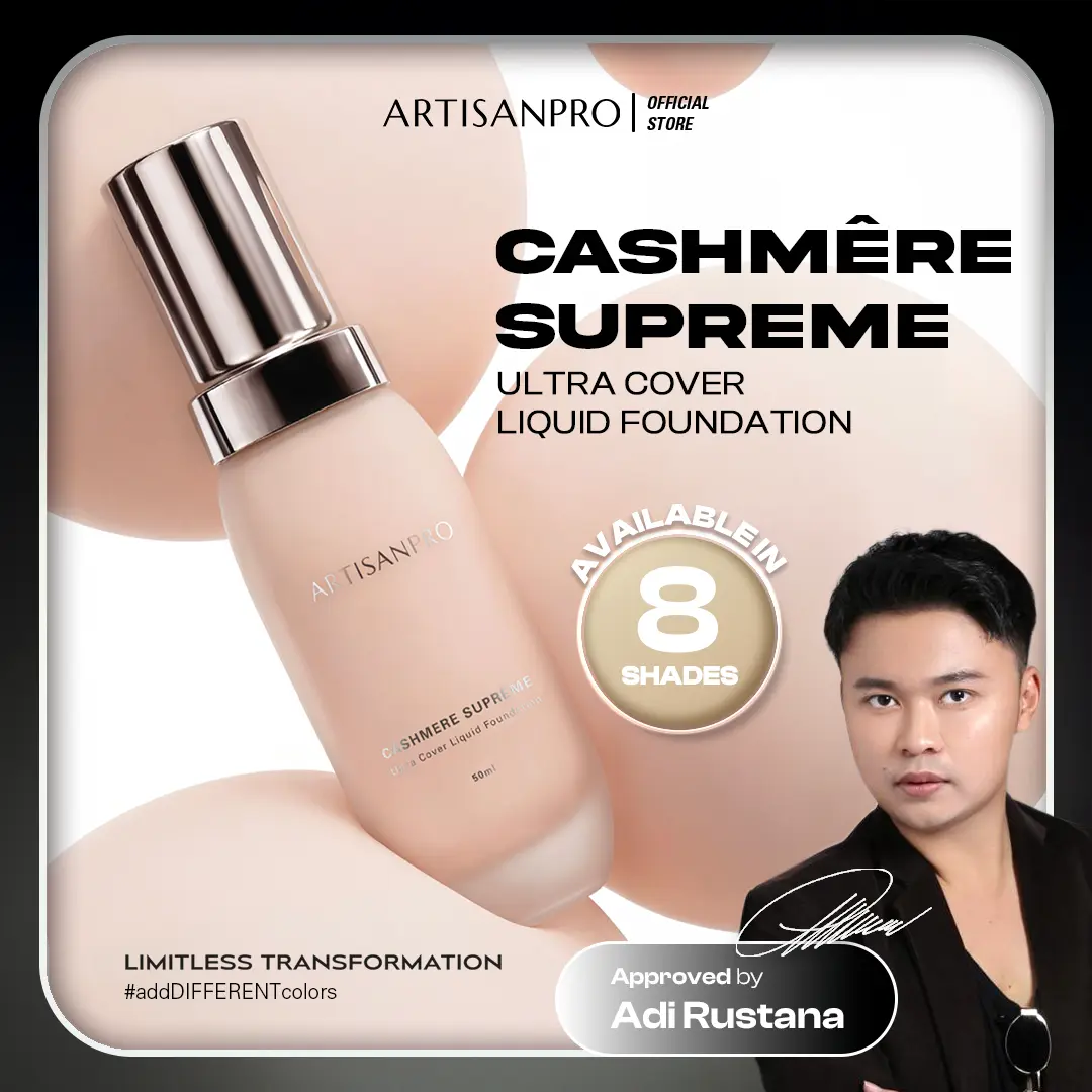 [NEW SHADES] ARTISANPRO CASHMERE SUPRÊME Ultra Cover Liquid Foundation