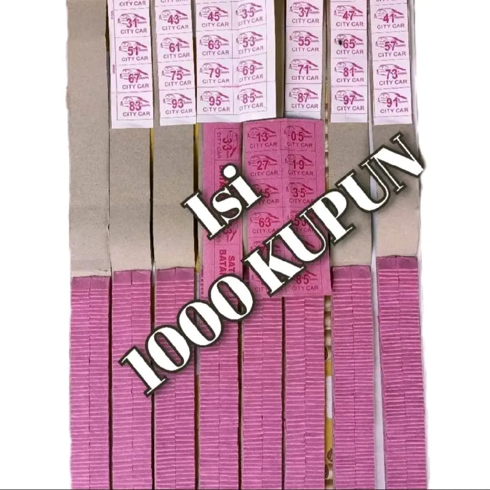 Kosongan kolas jadul isi 1000 Kupon Toys