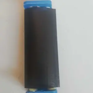 Kain Kulit Sintetis Panjang 9 cm Warna Hitam untuk Proyek Anda