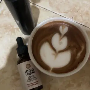 HERO Latte Art 30ml - Liquid Latihan Latte Art / Fake Milk Practice Solution (Ultra Silky & Glossy)