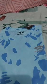 Product Review of MANIAK Baju Olahraga Lengan Pendek Wanita Corak Motif Atasan Senam Running Lari Zumba Gym Fitnes (MP02 S/S) from y**i s**a 1