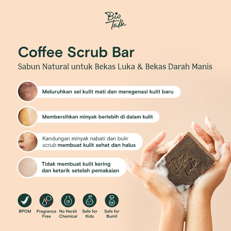 [SPECIAL PROMO] Biotalk Coffee Scrub Soap 1