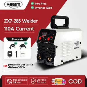 【Without Kawat Las】REAIM Mesin Las Jerman Mesin Las Mini MMA Mesin Las Listrik 450 Watt Travo Las 450 Watt Mesin Las ZX7-285 Watt Tanpa Gas Welding Machine Solder Listrik