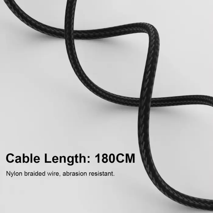 Terbatas ❤️ Kabel 140W Pd Nylon Usb Type C To Dc Charging Cable Power Adapter 1.8M 1