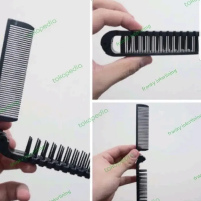 PROMO SISIR LIPAT 2 IN 1 HAIR STYLING RAMBUT PRIA & WANITA HARGA PER BUAH K6