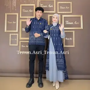 New Series Raina Dress Set Couple Tenun Baju Pasangan Pria Wanita Kondangan prewedding natal imlek lebaran pakaian perempuan