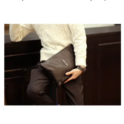 Leather Concept ZENNO Tas Tangan Pria Kulit Premium / Clutch Kulit Pria Premium cowok 1