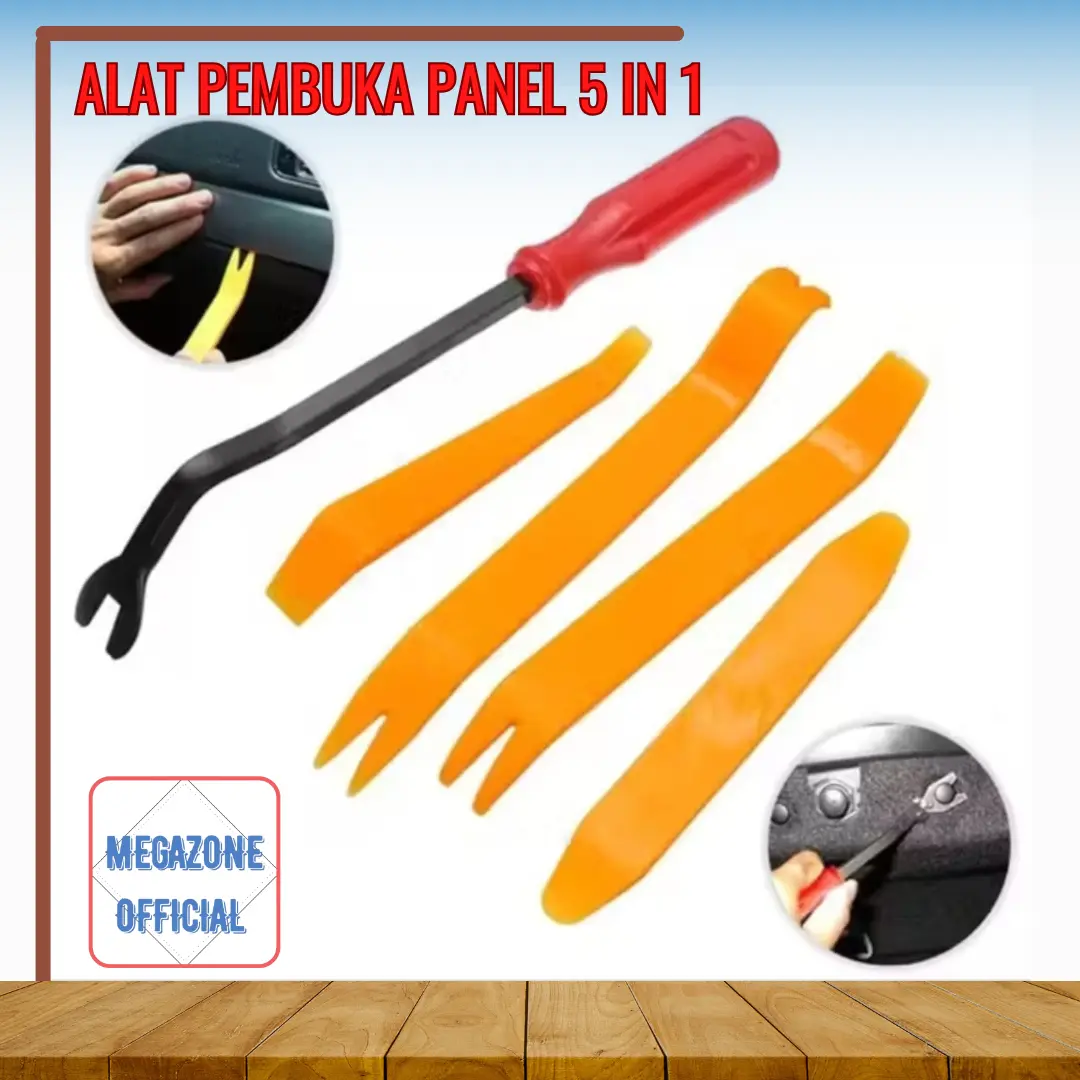 Paket Alat congkel Pembuka Panel Reparasi Dashboard Mobil Car Removal Pry Trim Tool 5 PCS - tool kit perbaikan body kendaraan mobil motor