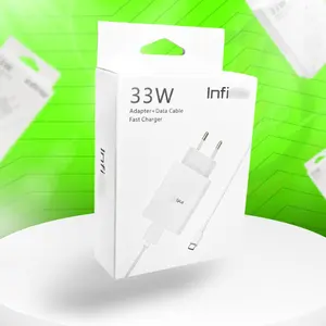 Charger INFNIX 33W Fast Charging Type C Original 100% / Fullset Adaptor Kabel Super Cepat
