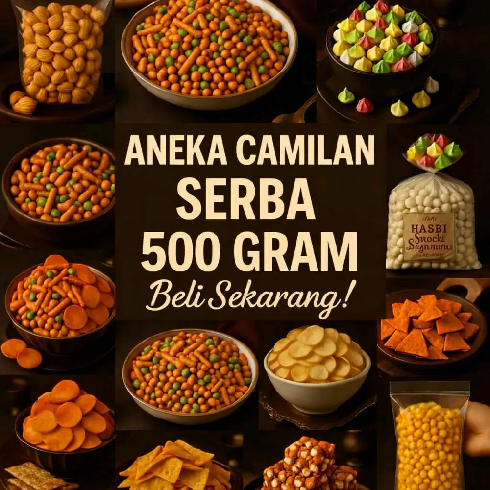 PAKET SNACK VIRAL EKONOMIS Popcorn Caramel  Keripik Kacang Enak Murah  Makanan Kering Food  Camilan Cemilan Crispy