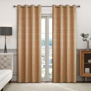 CASA RUYI 137*230CM  Cortina De Tejido Jacquard Con Patrón Superpuesto Textura Tridimensional Variedad De Tonos Disponibles