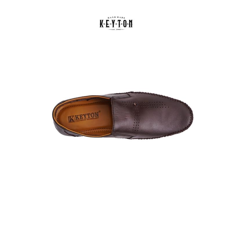 Keyton Leather PRATO MAROON Sepatu Formal Pria Kulit Asli 2