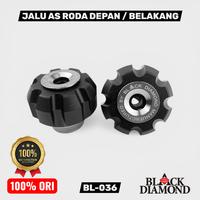 Gambar Black Diamond Pelindung Jalu As Roda Depan Jumbo 036 Universal Yamaha Honda Aluminum CNC Original - Gold dari Black Diamond Official Store Kota Administrasi Jakarta Timur 5 Tokopedia