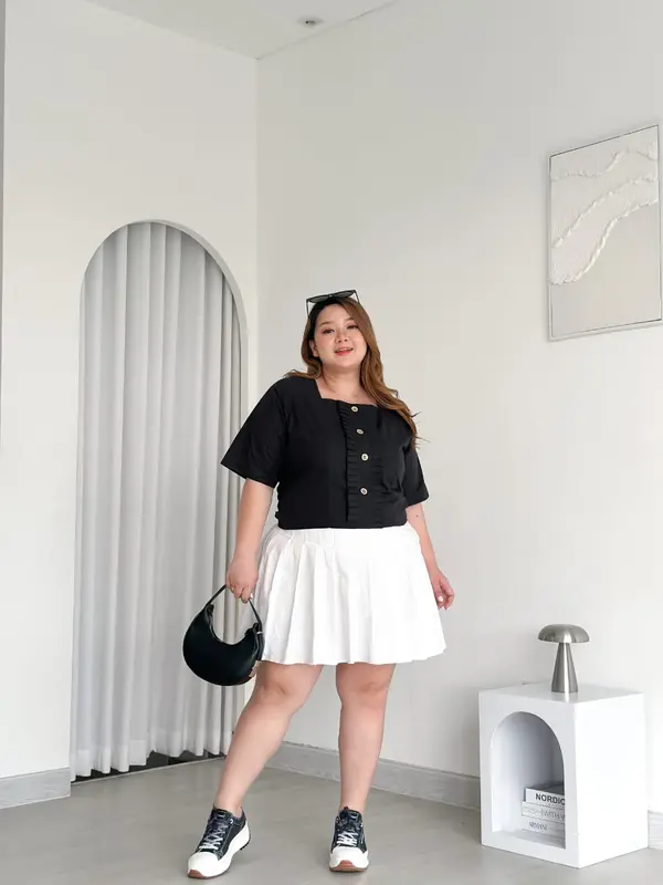 NIIMA Big Size Top | Atasan Crop Top Jumbo Emerald 2024 1