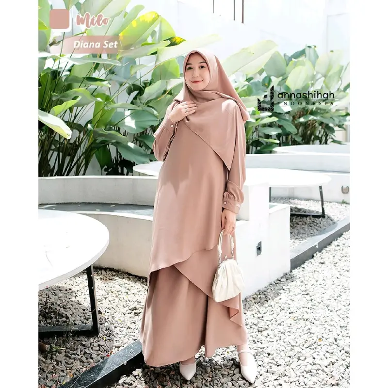 DIANA SET ROK BY ANNASHIHAH /TUNIK & SKIRT/ DIANA ONESET TUNIK MALAY YORIS BEST PREMIUM 7