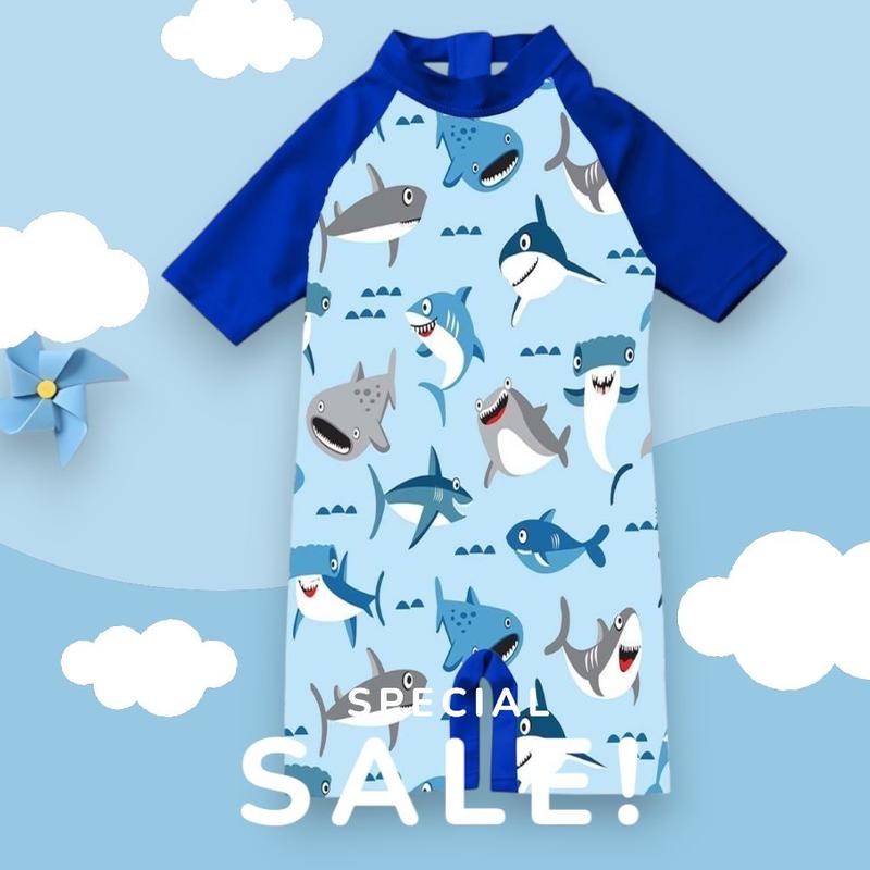 Baju Renang Anak Laki Laki Perempuan Motif Lucu Umur 1 - 10 Tahun 2