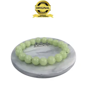 Gelang Batu Kristal Fosfor Menyala Glow in the Dark Asli Natural