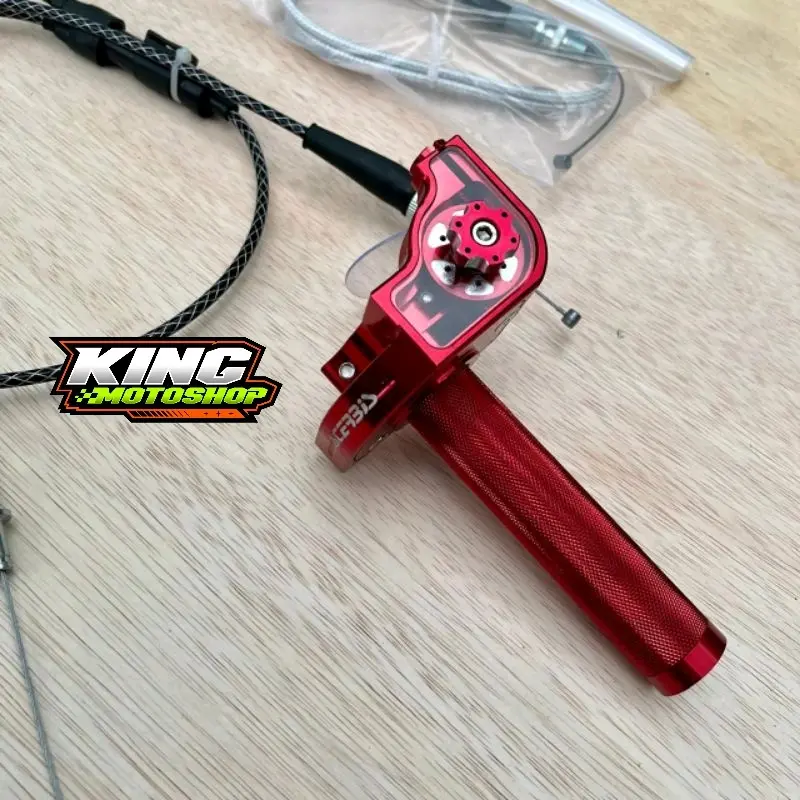 Gas Spontan Acerbis V1 V2 Full CNC Kabel Cabang Karbon PnP Rx King Ninja Satria FizR Force Tnggal Pasang Motorcycle 1