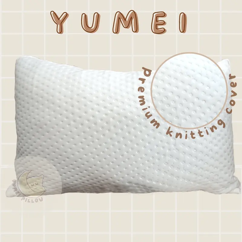 Paket 1 Bantal + 1 Guling Tidur Premium Memory Foam Empuk Yumei 60x40cm | BEST DEAL 1