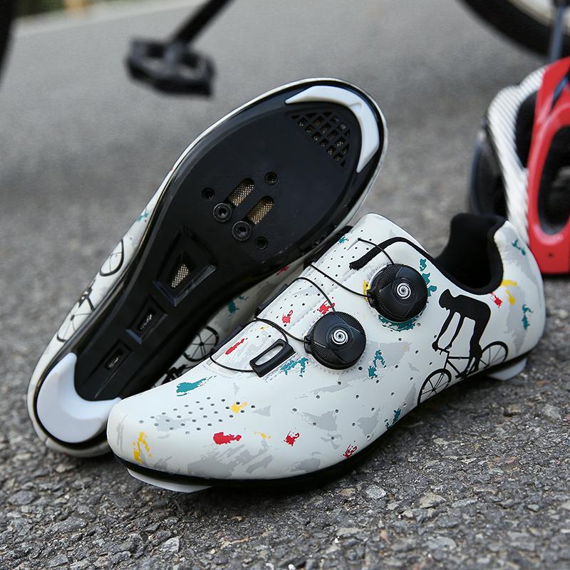 Product Introduction of Ultralight Self-Locking Pro Men's Cycling Shoes Road Bike Triathlon Shoes Bicycle Lock Sneakers 25