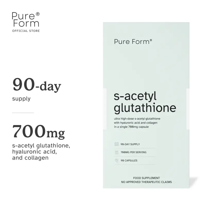 s-acetyl glutathione pure form Pure Form Collagen + S-Acetyl Glutathione + Dental Whitening Strips |  Radiance & Self-Care Bundle Savers