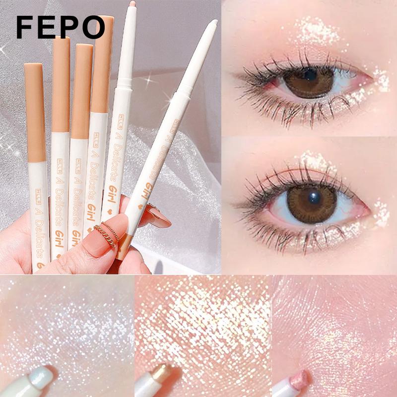 FEPO Phấn Mắt Dạng Bút Màu Kim Tuyến Sáng Da Chống Nước Chống Bọng Mắt Lâu Trôi