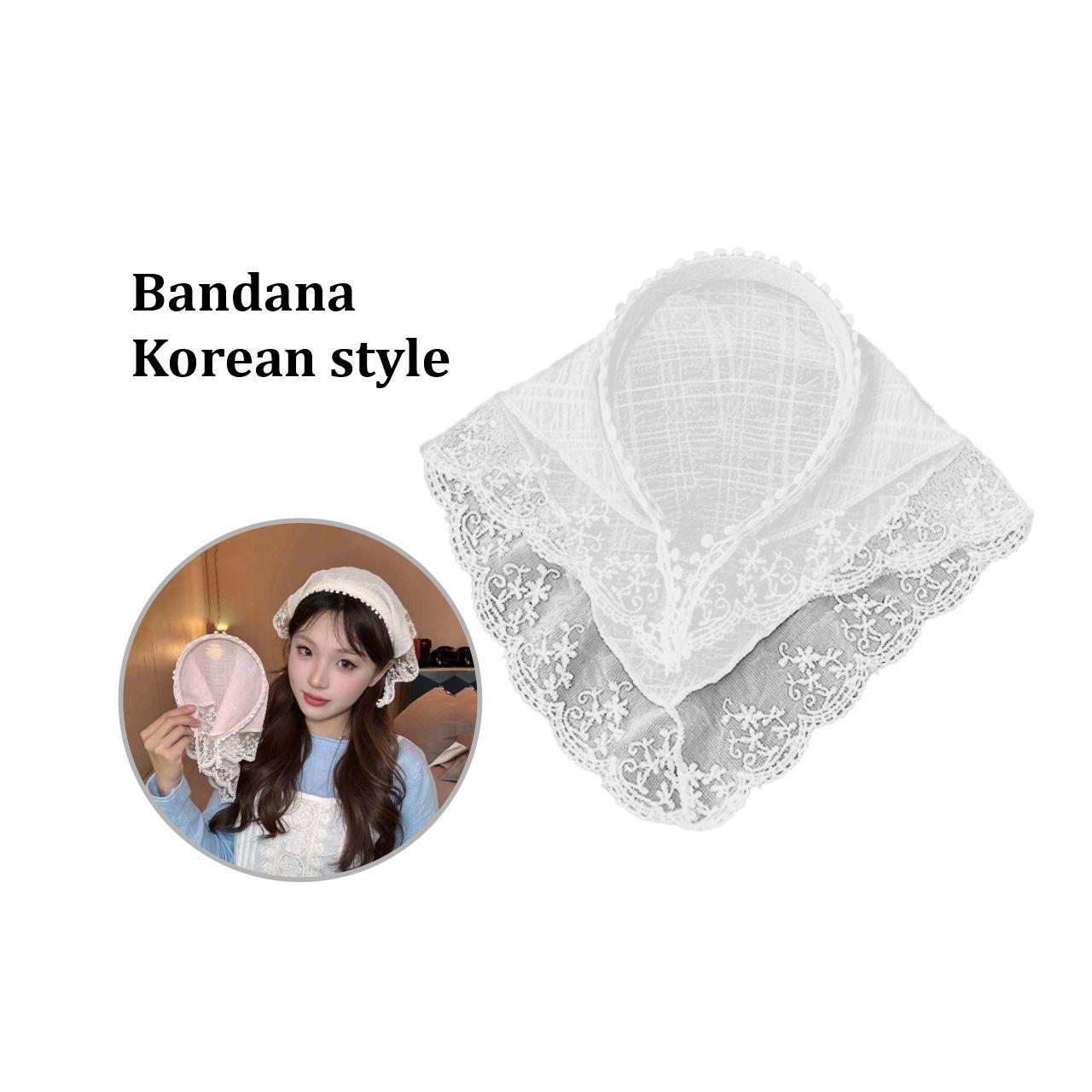 [COD] GD C1253 Bando Renda Wanita Korea Bandana Kain Piknik Scarf