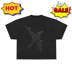 Boxy Tee  - spreading roots Bernafas dan keringat menyerap Combed Panjang T-Shirt Kaos Standar Baju /Pendek Kazljqqnunsq