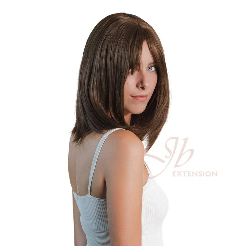 JBSELECT4YOU 14 INCHES BROWN STRAIGHT WIG WITH FULL BANGS JB.RONA 1